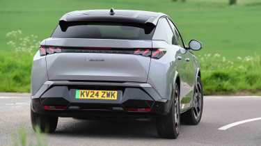 Peugeot E-3008 - rear cornering